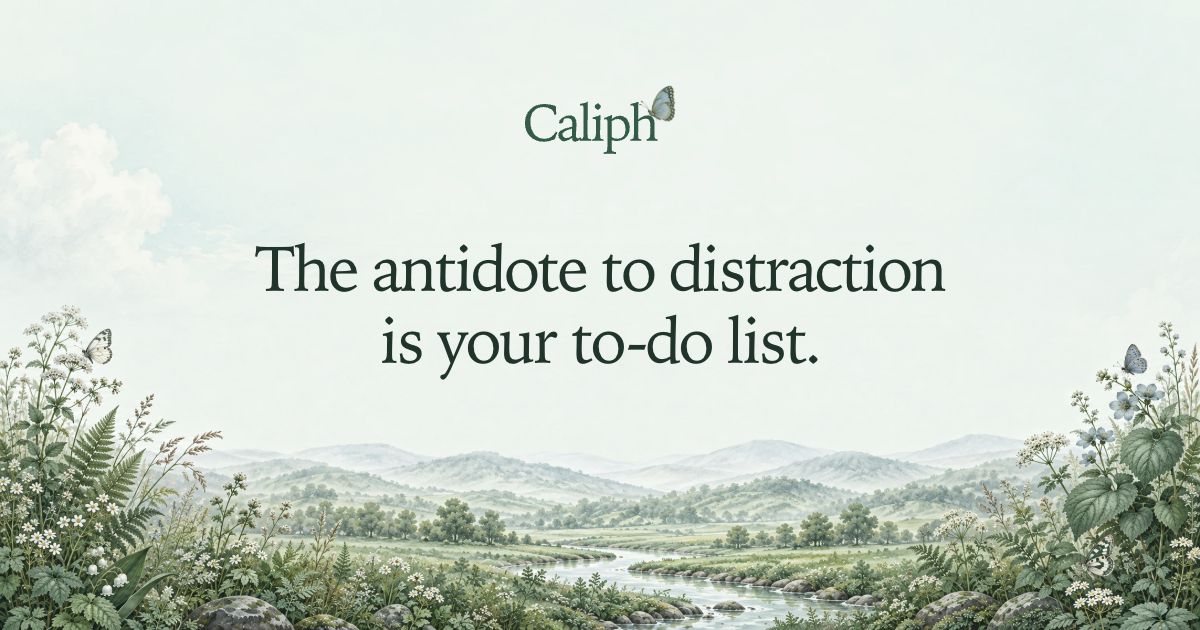 I made my distractions help me get things done